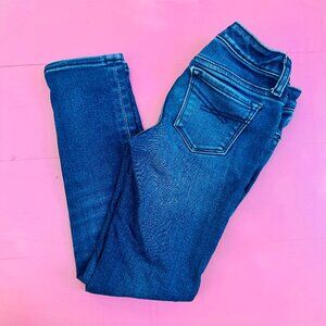 GAP Kids Skinny Jeans Dark Denim Wash Girls Size 7 Regular